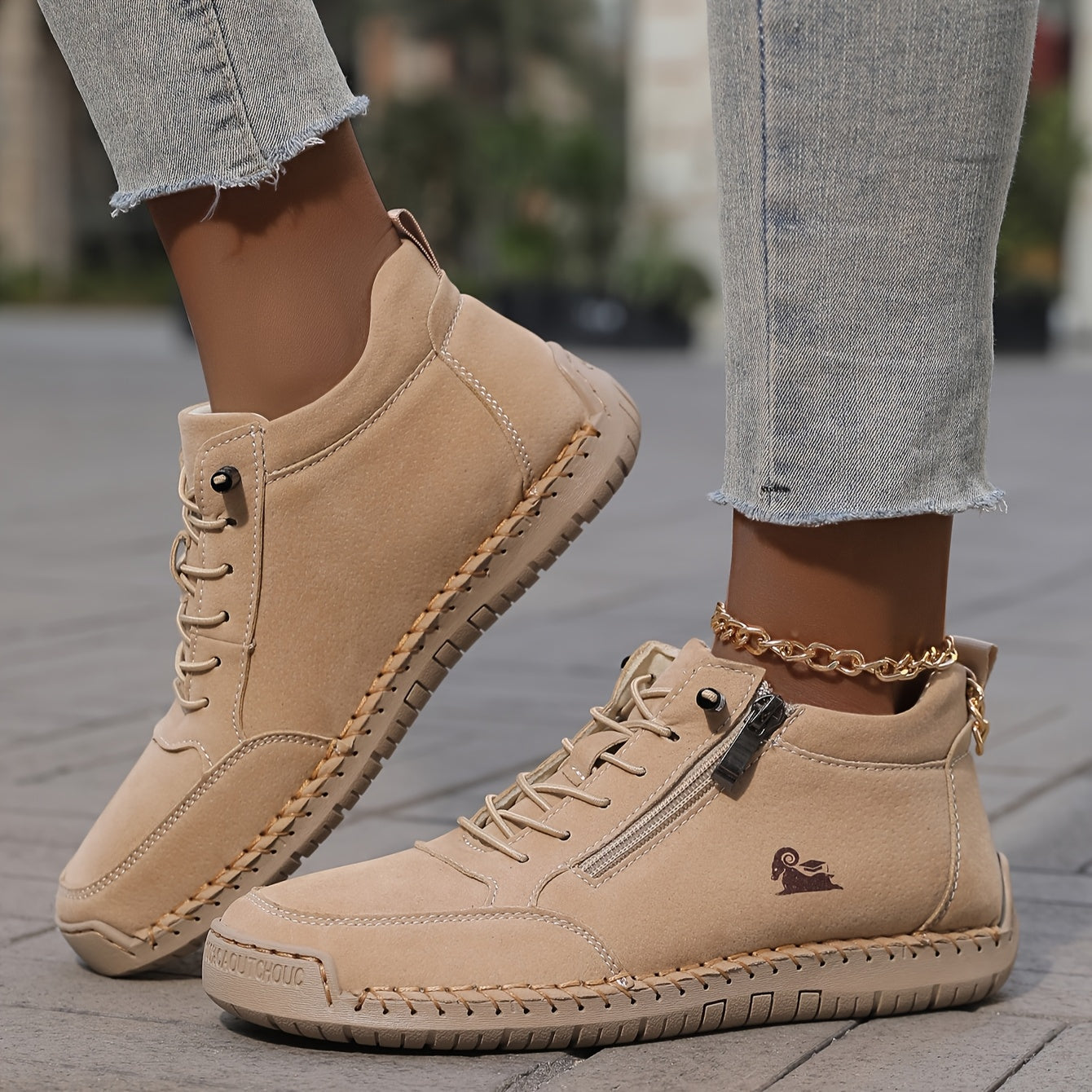 Helena | Zip-Up Comfort Shoes