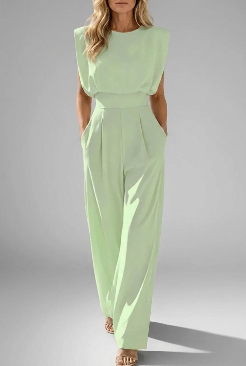 Noemi - Elegant Belted Jumpsuit