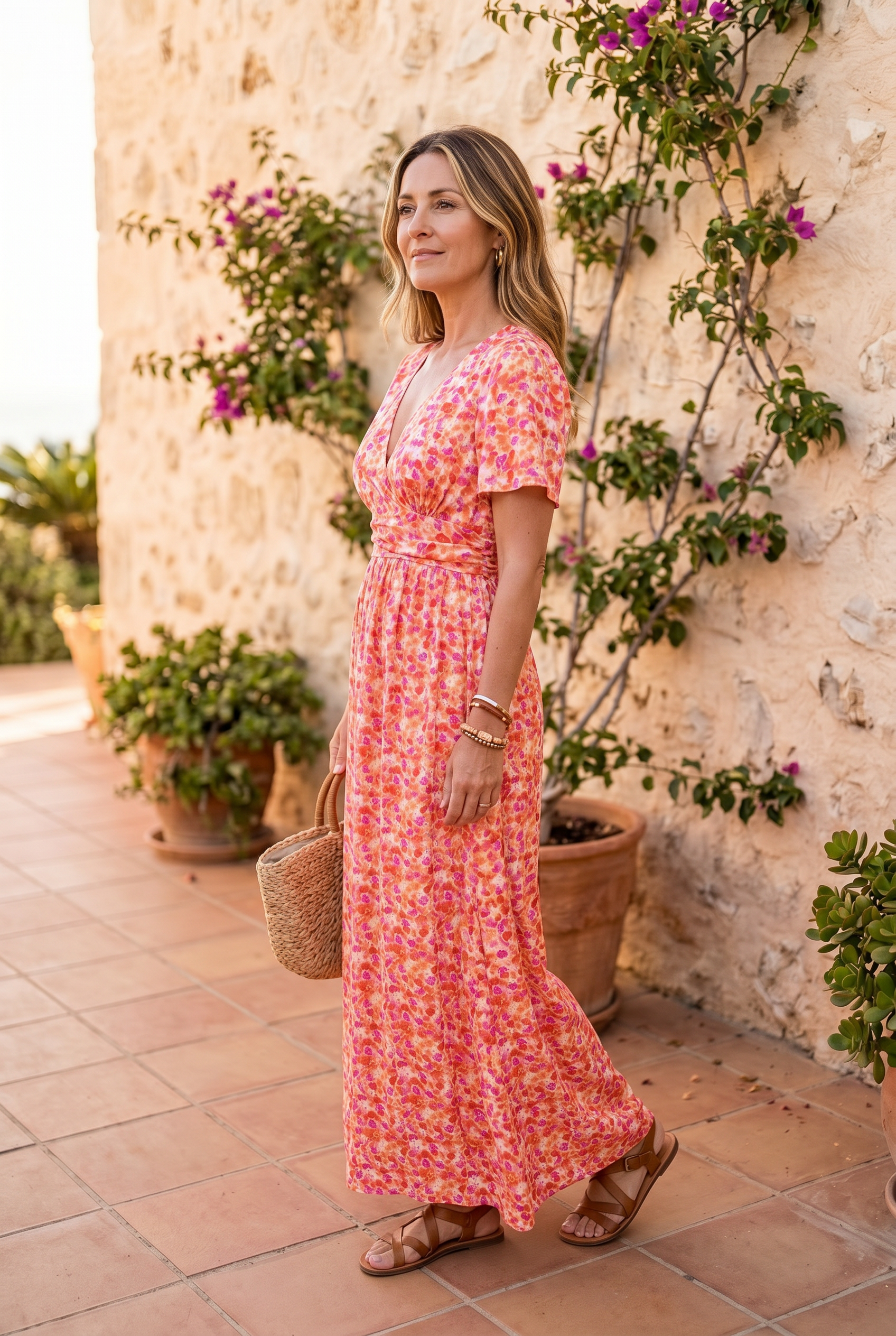 Erin - Classic V-Neck Dress