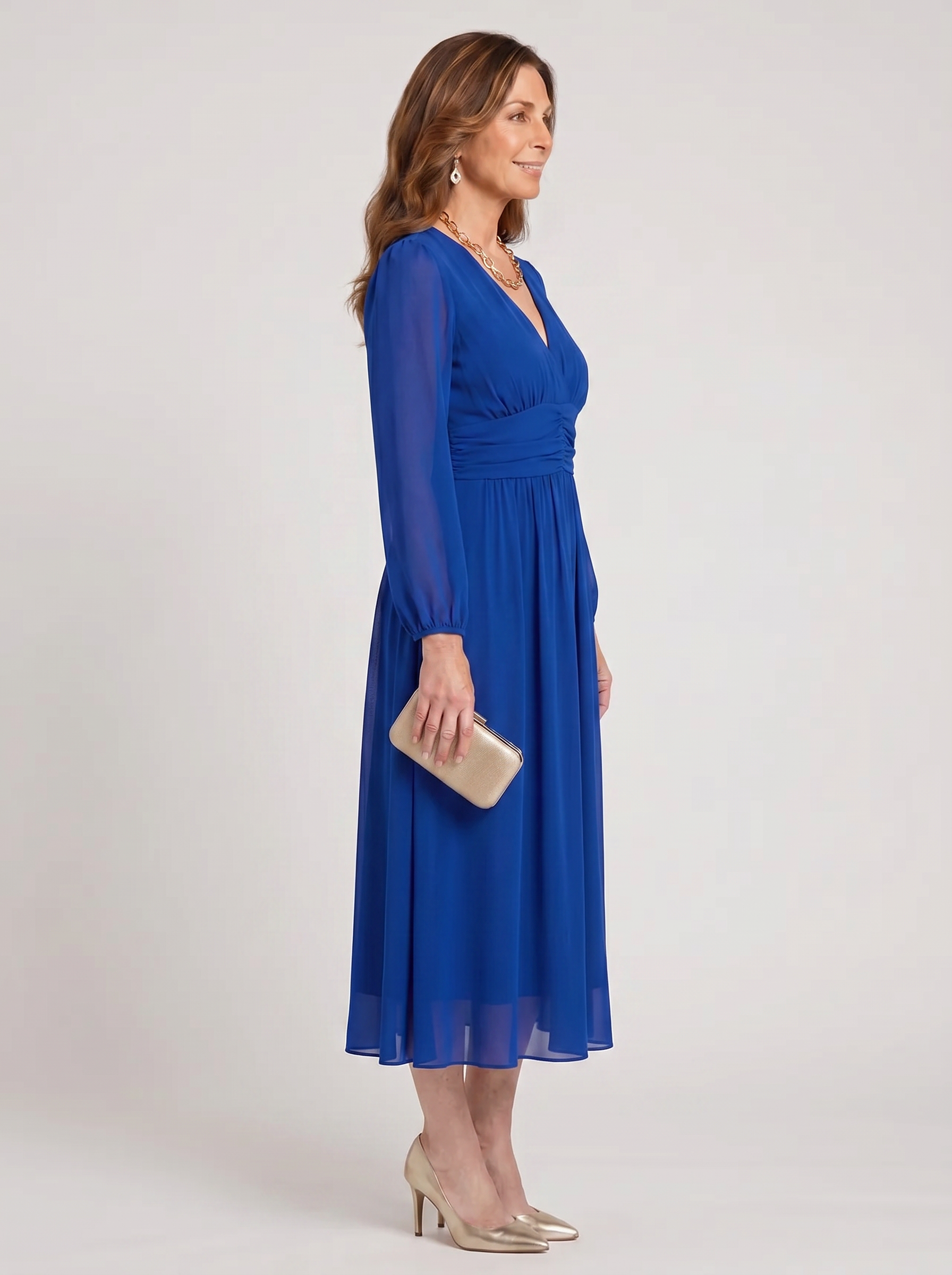 Chloe™ | Lightweight Silky Chiffon Dress