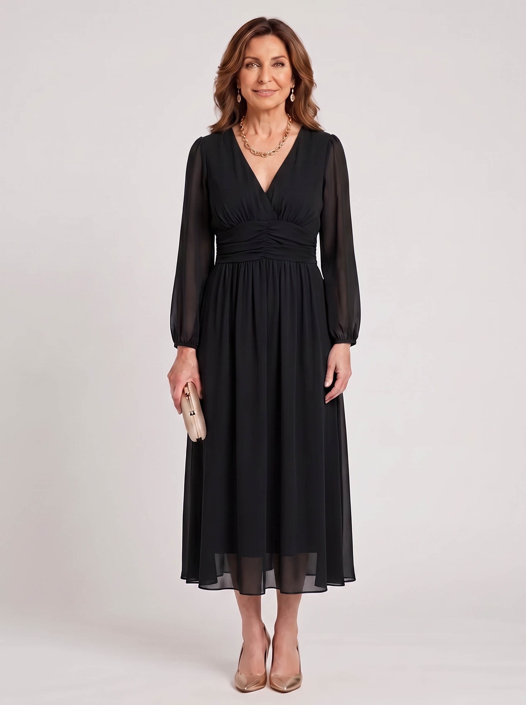 Chloe™ | Lightweight Silky Chiffon Dress