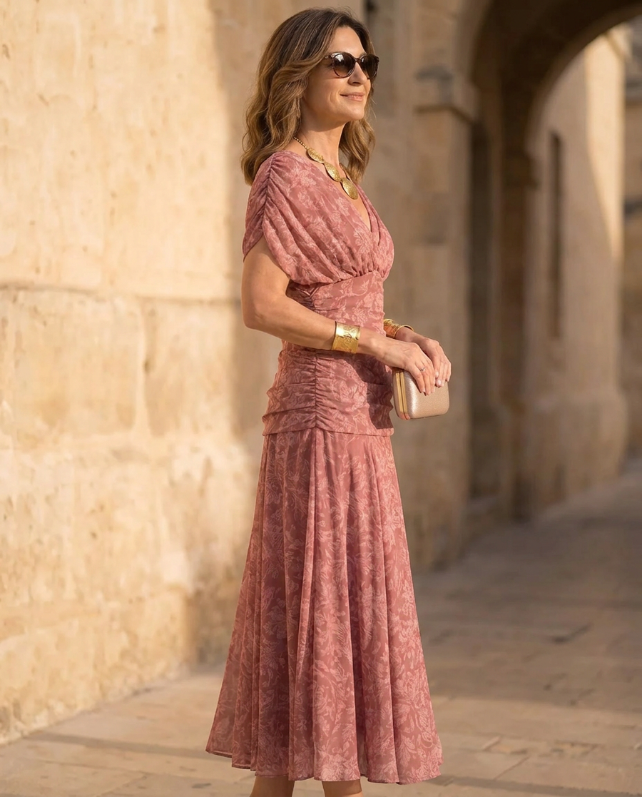 Amelia | Elegante Vloeiende Jurk