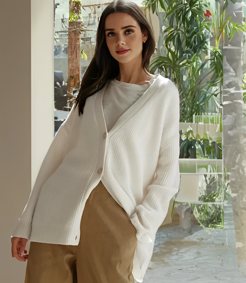 Van Meren Mode | Elegante Knopen Cardigan