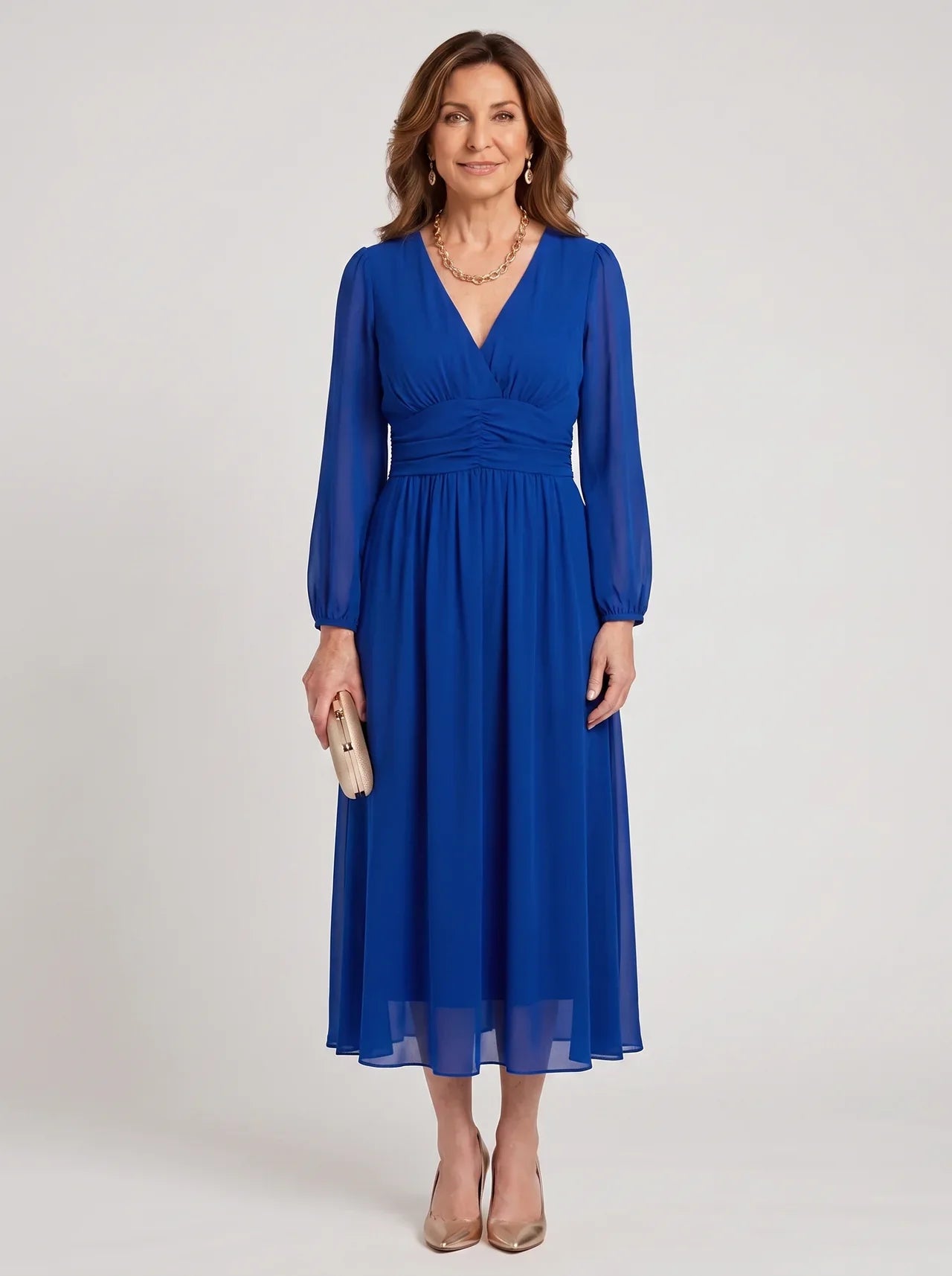 Chloe™ | Lightweight Silky Chiffon Dress