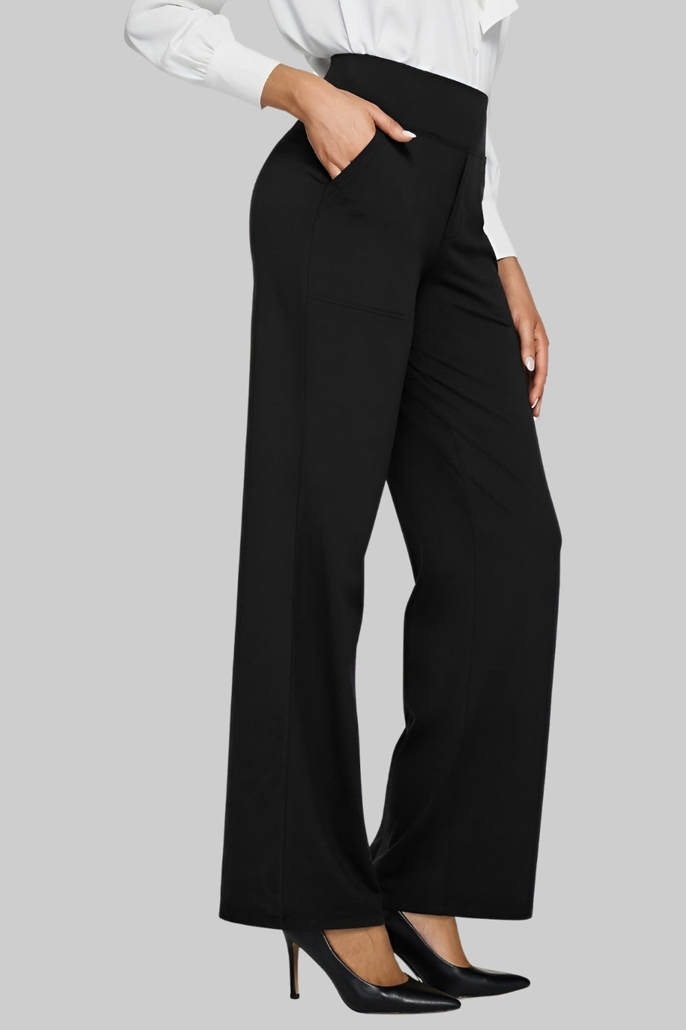 Van Meren Mode | Elegante broek in zachte jersey