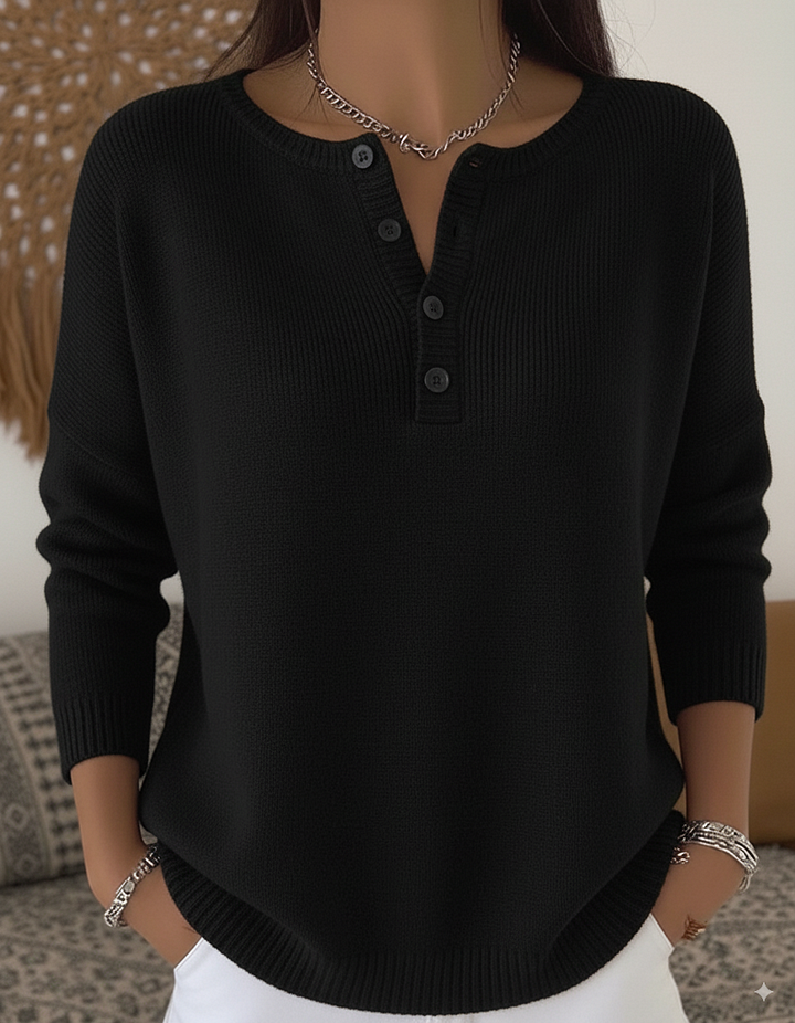 Stella - Calm Button-Up Jumper