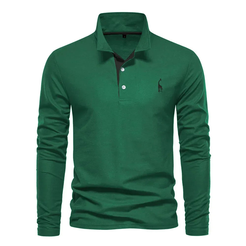 Van Meren Mode | Polo met Lange Mouwen
